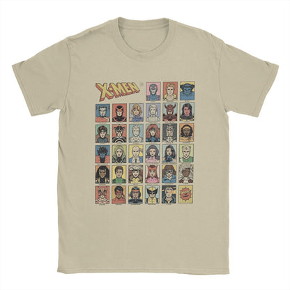 X-Men Charaters T-Shirt Men Xmen Group T Shirts