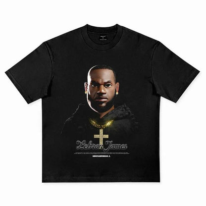 Star T-shirt James 3-ball Curry Booker Morant Oubre American