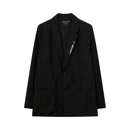 Women Jackets Solid Color Suit Oversize