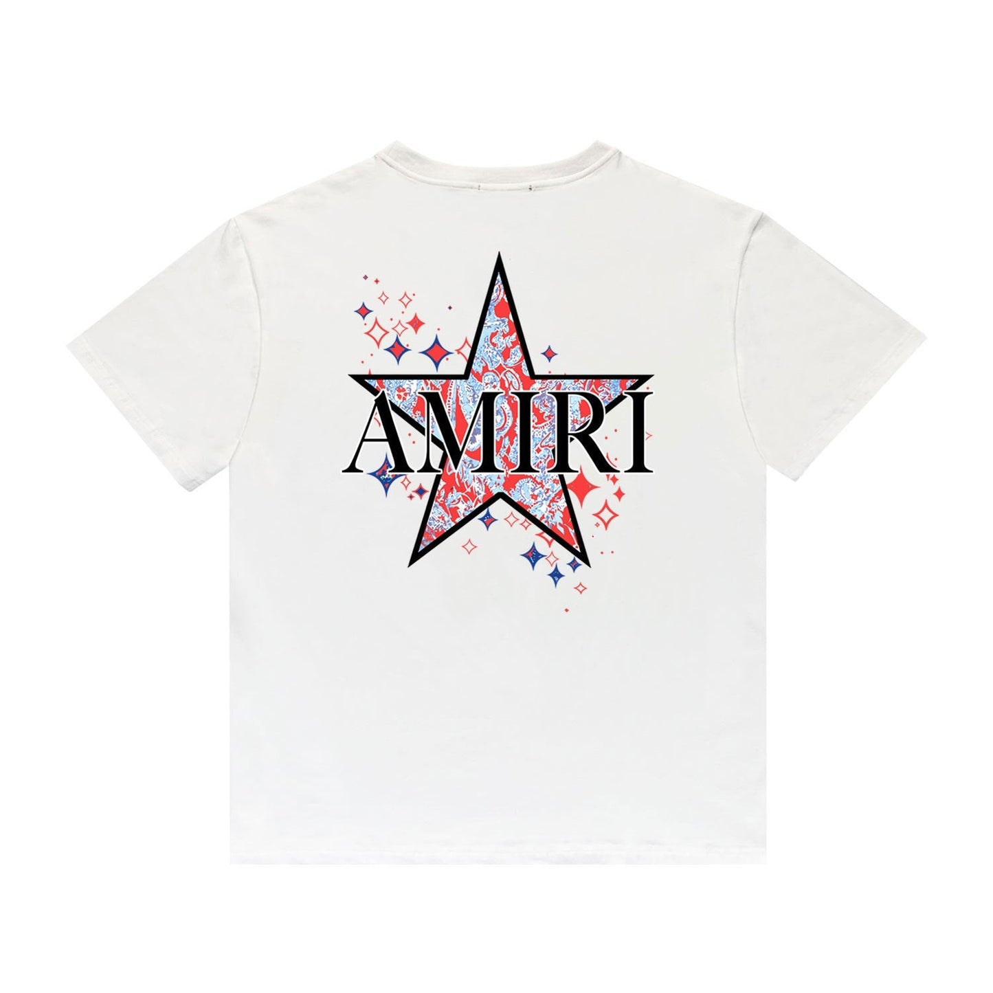 Amiri T Shirt Casual Hip Hop round Neck Short Sleeve T-shirt