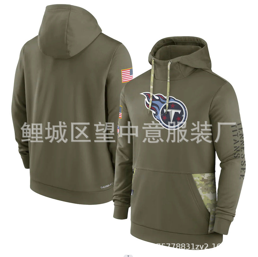 NFL Hoodie Sweater Men's NFL Football Suit Sports Hoodie Top