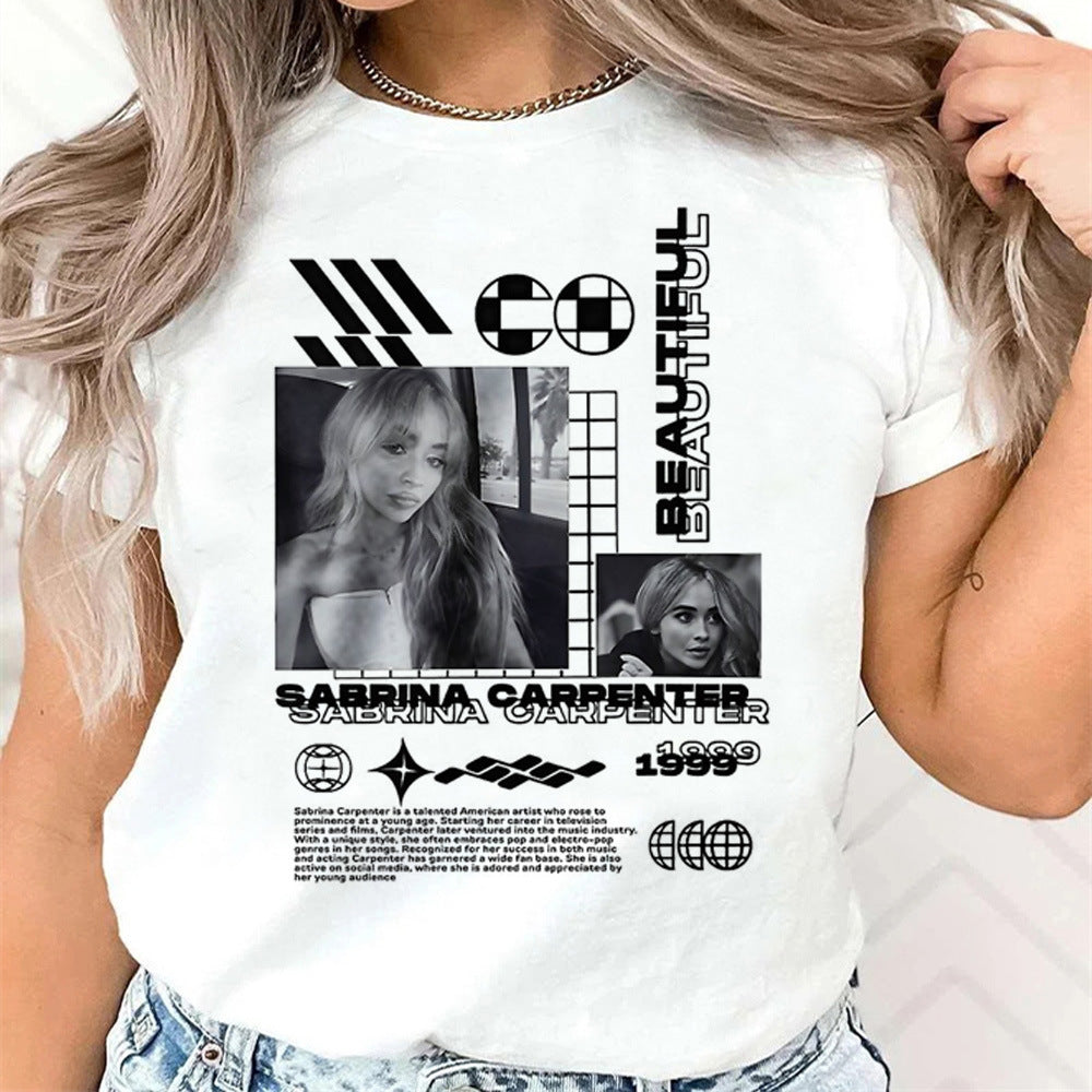 Sabrina Carpenter tshirt women funny manga T Shirt