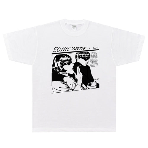 Rock Star T Shirt Sonic Youth Goo Band Rock Small Neckline American Street Loose Short Sleeve