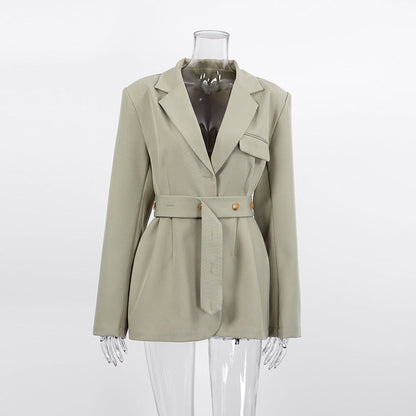 Women Trench Coat Autumn and Winter Suit Loose Casual Jacket