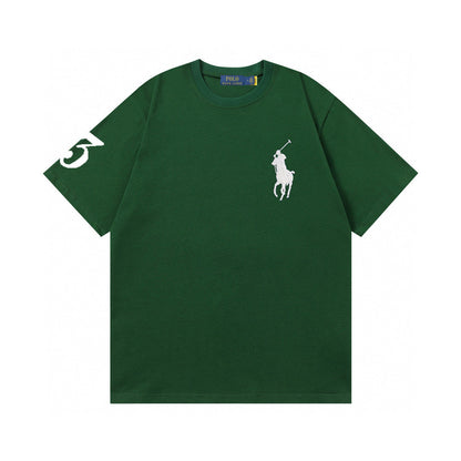 Ralph Lauren T Shirts Summer Cotton Short Sleeves