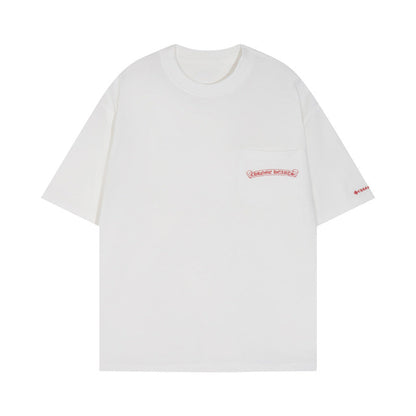 CHH Chrome Heart T Shirts Chrome Hearts Sanskrit Horseshoe Pattern Short Sleeve T-Shirt