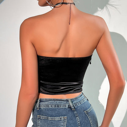 Women's Party Tops Sexy Backless Tassel Top