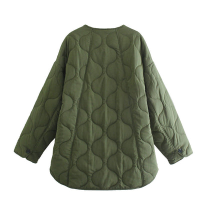 Women Cotton Coat Loose Casual Warm Jacket