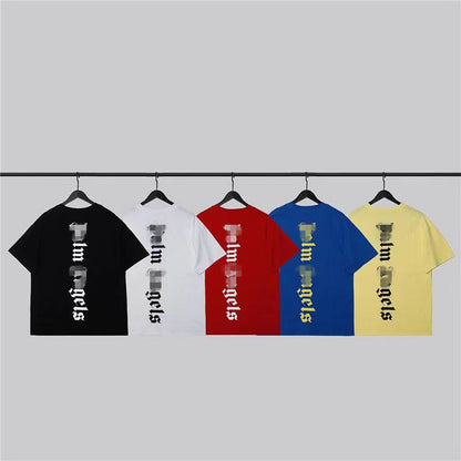 Palm Angle T Shirts Candy Color Half Sleeve Shirt
