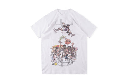 Cpfm T Shirt Printed Men's and Women's Student Crew Neck Short-Sleeved T-shirt