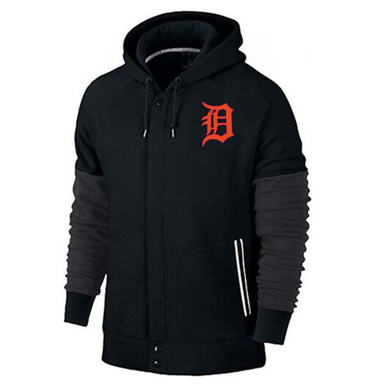 MLB Hoodie baseball jersey hoodie MLB hooded sweater men's cardigan top (Part 2)
