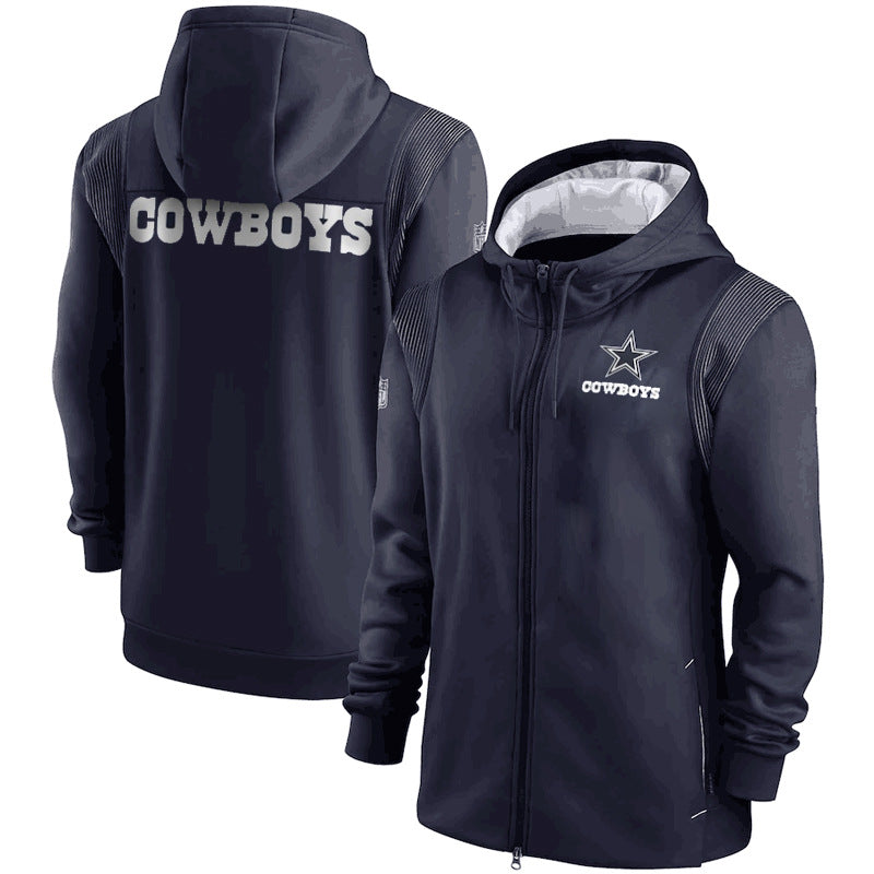 NFL Hoodie Outdoor Sports Men's Cardigan Hooded NFL Football