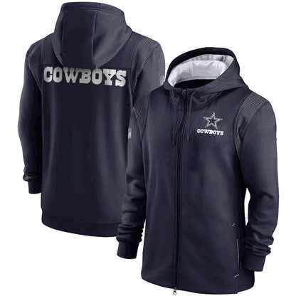 NFL Hoodie Outdoor Sports Men's Cardigan Hooded NFL Football
