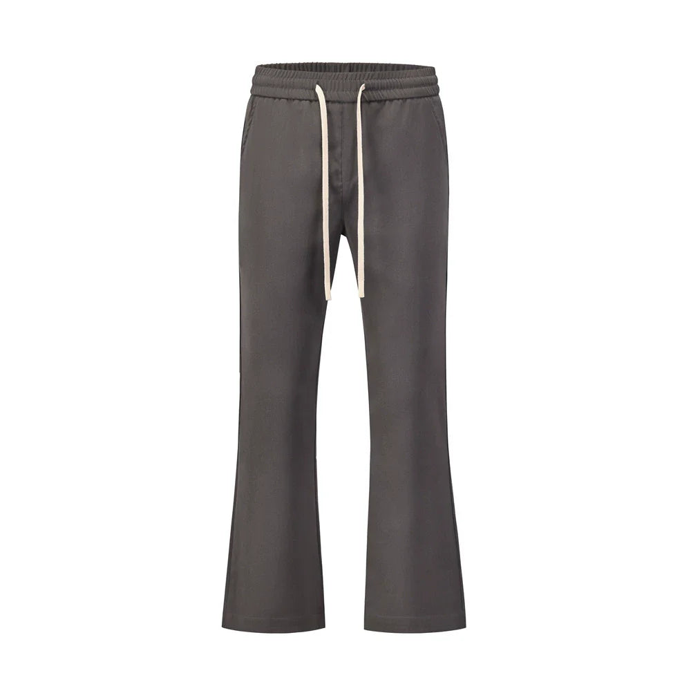Men Sweatpants Solid Color Exercise Casual Pants Men's Loose Straight Wide Leg Sweatpants