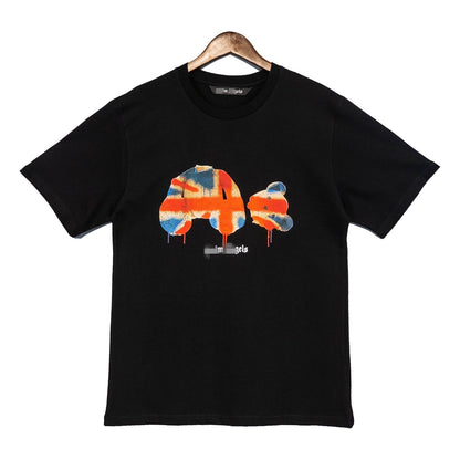 Palm Angle T Shirts Melting Broken Bear Men and Women Half Sleeve