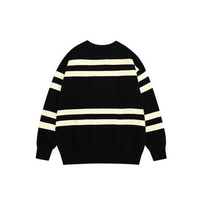 Women Sweater Vintage Knitted Couple Sweater