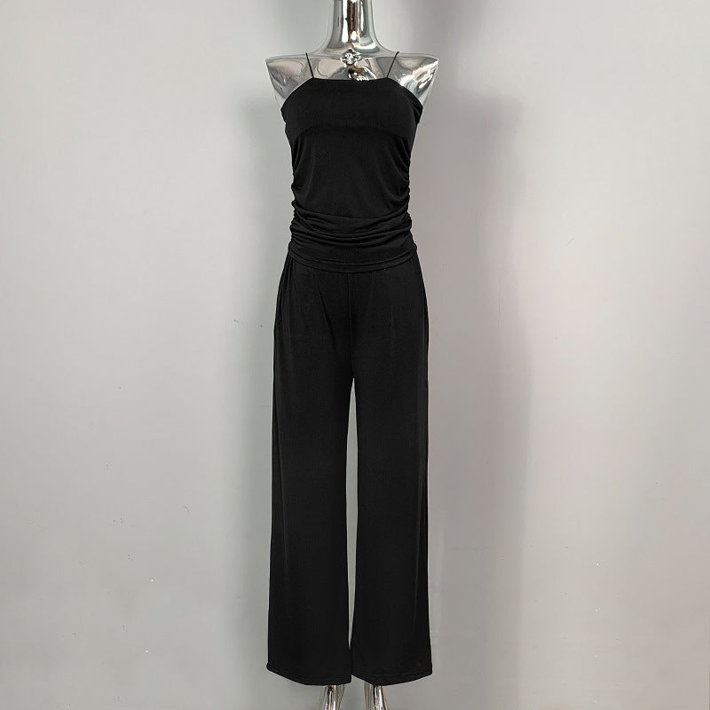 Women Vest Suspenders Vest Trousers Two-Piece Suit Hot Girl