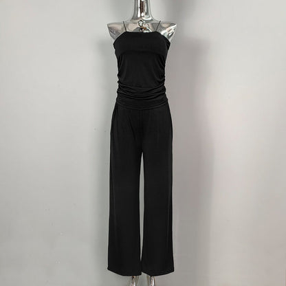 Women Vest Suspenders Vest Trousers Two-Piece Suit Hot Girl