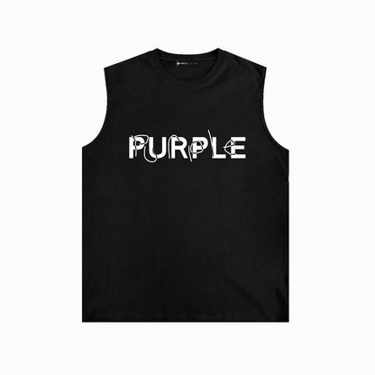 Purple Brand Tank T Shirts Sleeveless T-shirt Vest