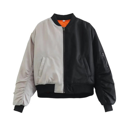 Women Cotton Coat Fashion Casual Stand Collar Coat