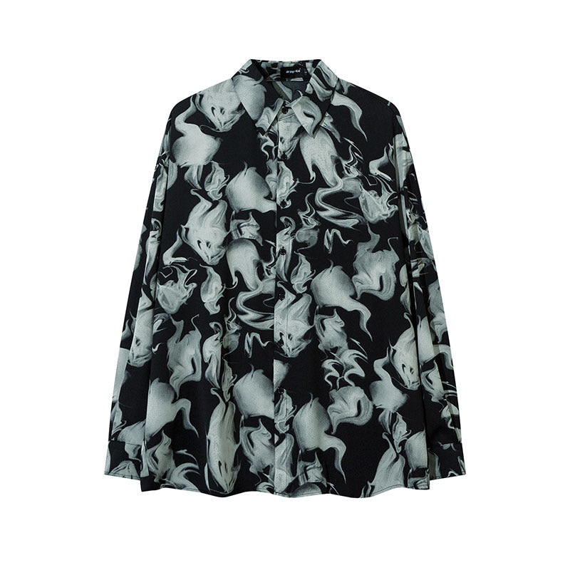 Unisex Vintage Shirt Long Sleeve Shirt Long Sleeve Jacket