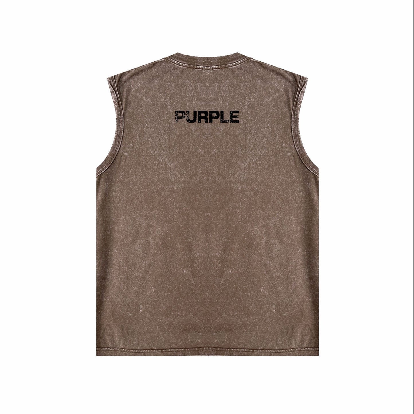 Purple Brand Distressed Tank T Shirts Distressed Sleeveless T-shirt Vest