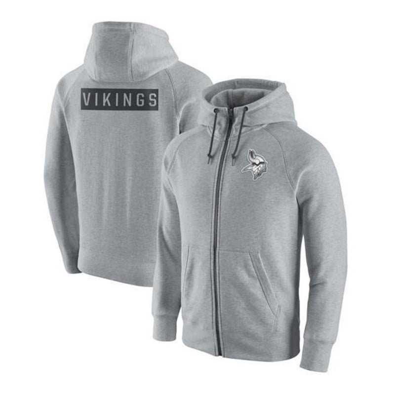 NFL Hoodie Cardigan Zip Hooded Sweater Men's Sports NFL Football
