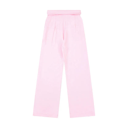 Men Sweatpants Cartoon Graffiti Printing Straight Casual Pants Men Loose-Fitting Wide-Leg Trousers