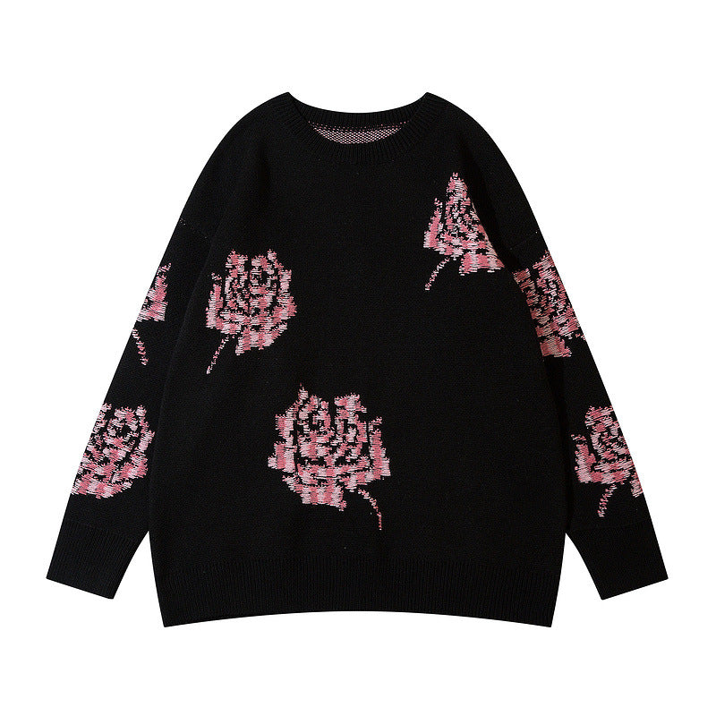 Women Sweater Love Sweater Loose Couple