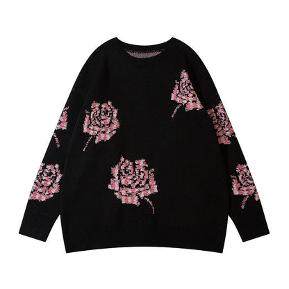 Women Sweater Love Sweater Loose Couple
