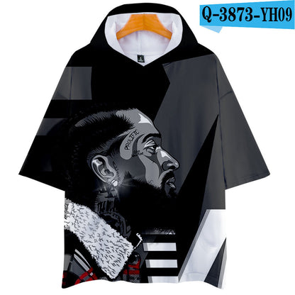 Nipsey Hussle T Shirts 3D Printed Hood T-shirt