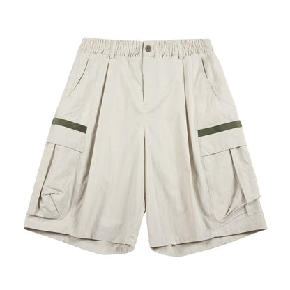 Unisex Shorts Loose Casual Pants Cargo Shorts Large Pocket
