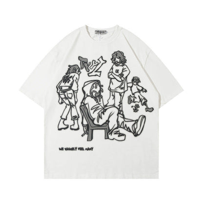 Men's T-Shirt Short-Sleeved T-shirt for Men and Women