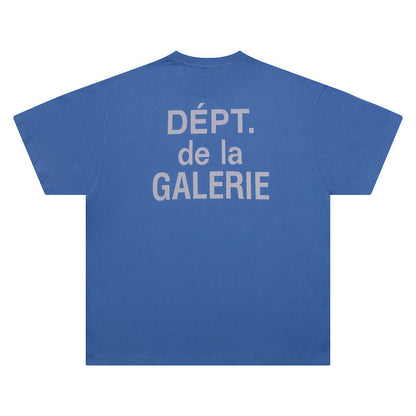 Gallery Dept T-Shirt Alphabet Slogan Short Sleeve T-Shirt