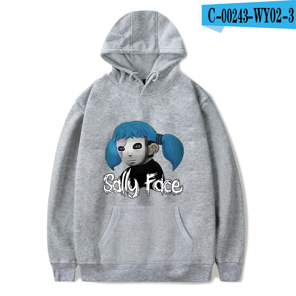 Sally Face Hoodie Game Character Printing Fashion Personality