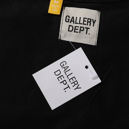 Gallery Dept T-Shirt Lightning Giraffe Bronzing Letter Short Sleeve T-Shirt
