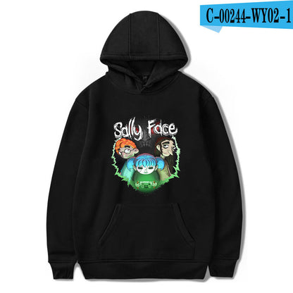 Sally Face Hoodie Game Character Printing Fashion Personality