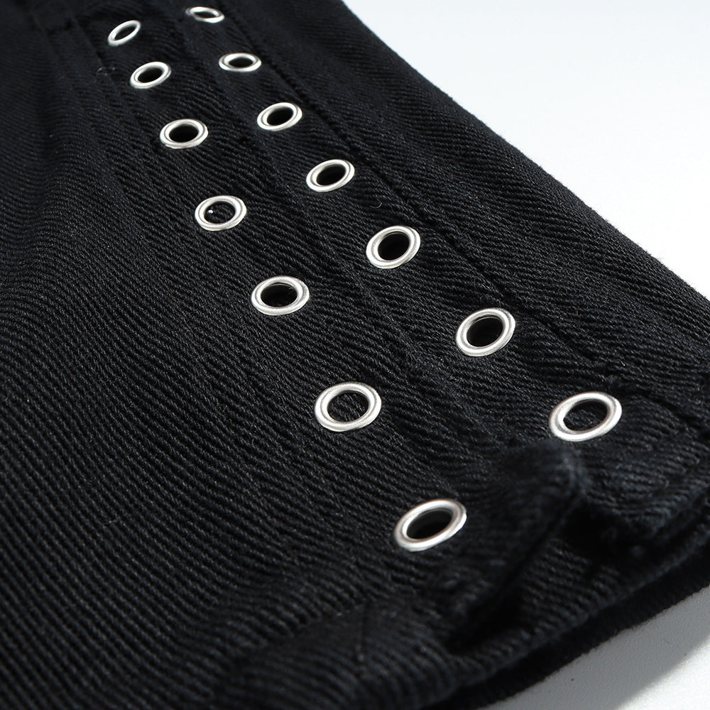 Men Jeans Workwear Loose Cool Pocket Design