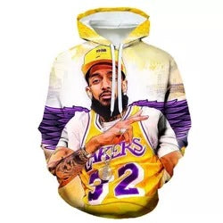 Nipsey Hussle Hoodie 3D Printing plus Size Sweater