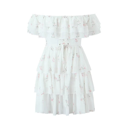 Women Tops Summer Cake Dress Sexy Skirt