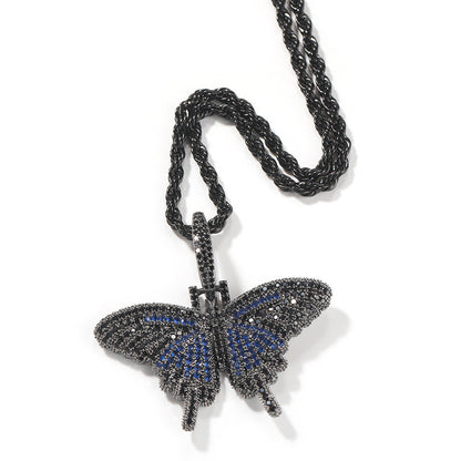 Jewelry mini butterfly pendant necklaceNecklaces Crosses Spectrum Necklaces Animal
