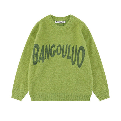 Women Sweater Striped Sweater Loose Couple