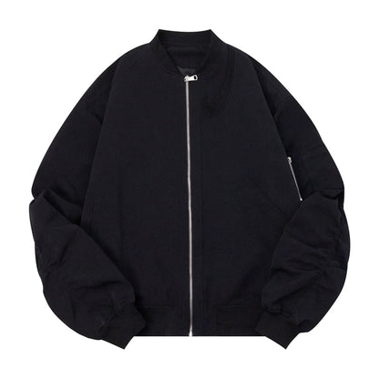 Men Jacket Coat Sleeve Baggy Coat Men's Baseball Uniforms Pilot Jacket Autumn and Winter