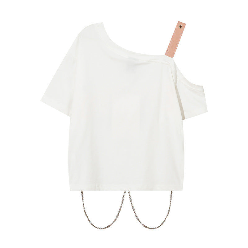 Women Vest Retro Short Sling Top Y2g Slim-Fit Short-Sleeved T-shirt