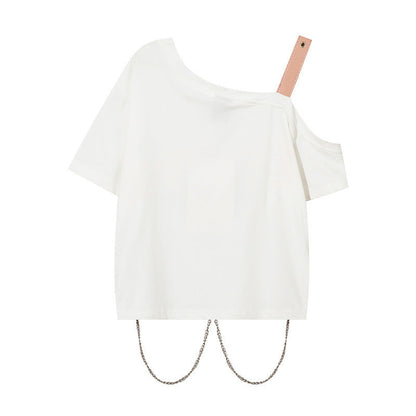 Women Vest Retro Short Sling Top Y2g Slim-Fit Short-Sleeved T-shirt