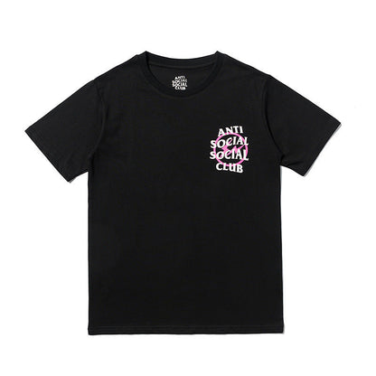 Anti Social Club T Shirt Summer Print Men's Short Sleeve T-shirt