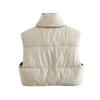 Women Cotton Coat Casual Two-Sided Fashion