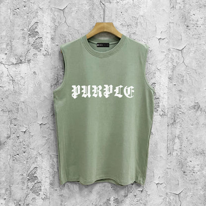 Purple Brand Tank T Shirts Sleeveless T-shirt Vest