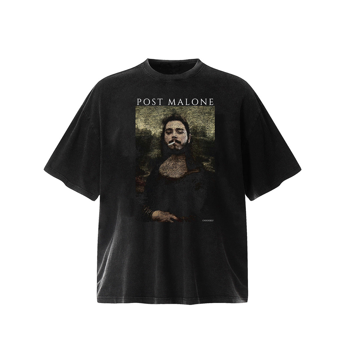 Unisex T-Shirts BIGTHING POST MALONE Twisted Humor Mona Lisa T-Shirt