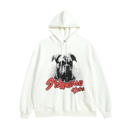Men Hoodie Vintage Printed Hoodie Men's and Women's Oversize Couple Hoodie